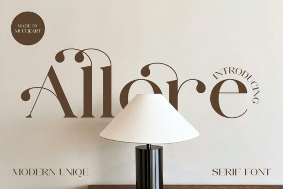 Allore: Where Organic Movement Meets Modern Serif Design