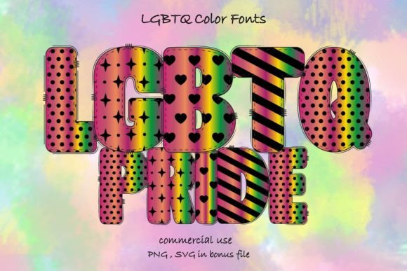 Celebrate Diversity: The Power of LGBTQ Color Fonts in Design