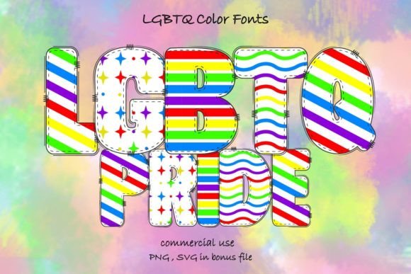 Designing with Pride: A Deep Dive into Vibrant LGBTQ Color Fonts