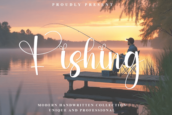 Fishing: A Modern Script Font for Signature Elegance