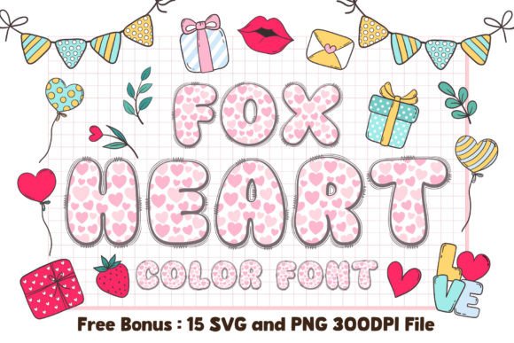 Fox Heart: The Color Font That Brings Playful Warmth to Your Projects