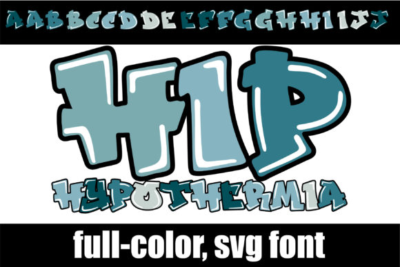 Hip Hypothermia: The Full-Color Font That Brings the Cool Factor
