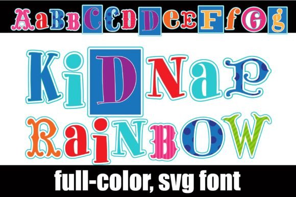 Kidnap Rainbow: A Playful Font for Unforgettable Designs