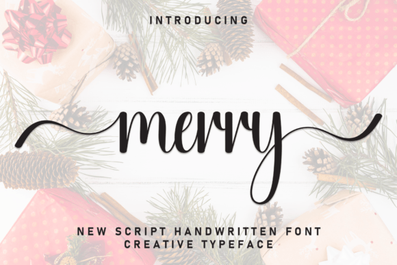 Merry: A Handwritten Font That Brings Joy to Every Design
