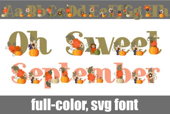 Oh Sweet September: Capturing Autumn's Charm in Every Glyph