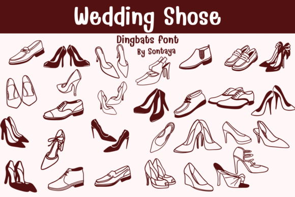 Wedding Shoes: A Font Collection for Romantic Branding